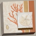 thumbnail image 1 of Aquarius Coral | Lovely Coral Seashell and Sand Dollar Coastal Decor; One 12x12in Poster Print, 1 of 1
