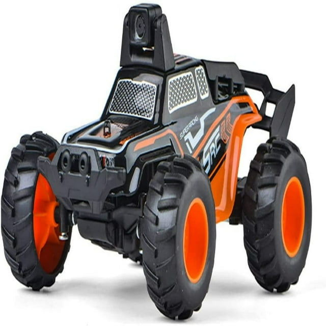 Remote Control Car with HD Camera 2.4GhzOff-Road Rc Truck Waterproof Drift Remote Control Cars Rechargeable Batteries Mini Truck for Boys and Girls Kids Adults