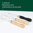 thumbnail image 5 of Button Hook Helper Dressing Aid Assist Device Tool One-Hand Gripper Puller Buttoneers for Shirt Clothes Pant Snap Button, 5 of 5