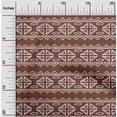 thumbnail image 1 of oneOone Silk Tabby Fabric Chevron & Triangle Block Decor Fabric Printed BTY 42 Inch Wide, 1 of 4