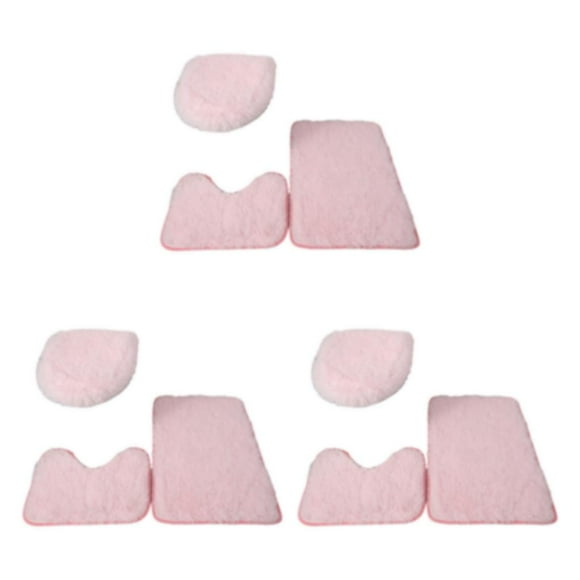 fastboy 1/2/3/5 3x Good Stepping Feeling Mat Set Cushioned And Comfortable Carpets For Relaxing Light Pink 3PCS