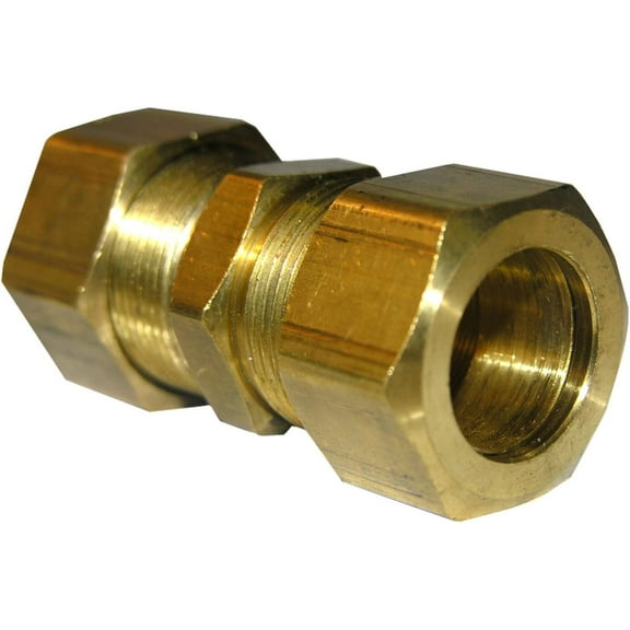 LASCO 17-6231 3/8-Inch Compression Brass Union