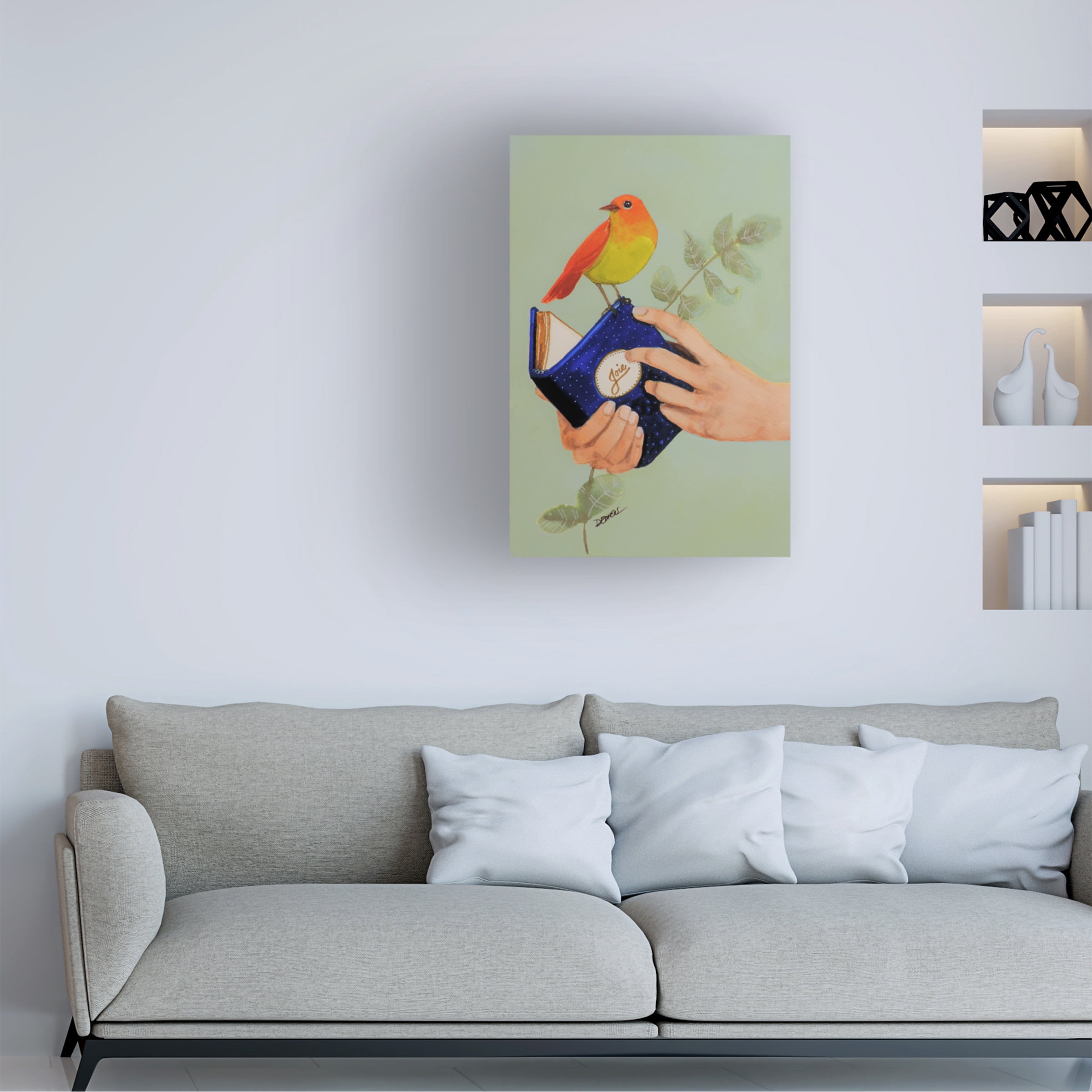 Sylvie Demers 'Livre De Joie' Canvas Art