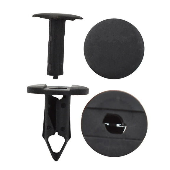 100Pcs 0.3in/8mm Bumper Clips Plastic Rivet Fastener Mud Flaps Fender Push for NISSAN