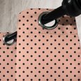thumbnail image 4 of Ambesonne Peach Grommet Curtain, Abstract European Design, 50" x 63", Peach Black, 4 of 6