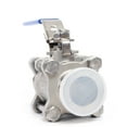 thumbnail image 4 of KF25 Vacuum Ball Valve 304 Stainless Steel Manual Flange Fitting Quick Clamp, 4 of 8