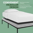 thumbnail image 4 of Continental Sleep, Unassembled Twin Box Spring for Twin Bed, 4.5-Inch Wood Box Spring Only, Noise-Free Mattress Foundation, Packed Flat, Easy Assembly, Gray, 4 of 8