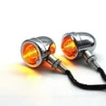 thumbnail image 5 of BUYISI 2Pcs Motorcycle Turn Signal Light Motorbike Blinker Headlight 12V Indicator Lamp White, 5 of 5