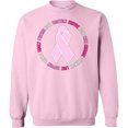 thumbnail image 2 of Inktastic Word Circle-breast Cancer Awareness Adult Sweatshirt, 2 of 4