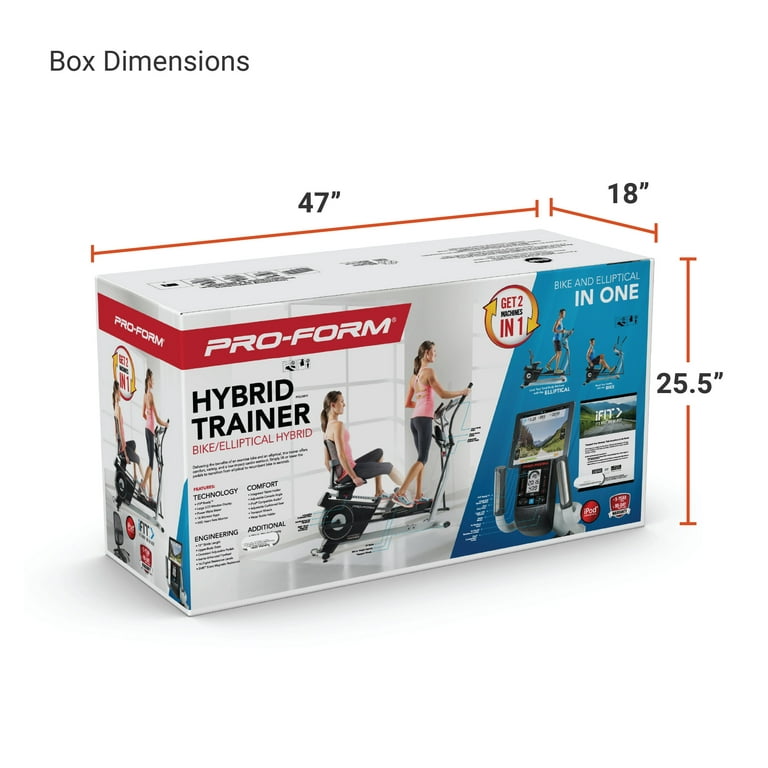 Proform 2 in 1 hybrid trainer hotsell