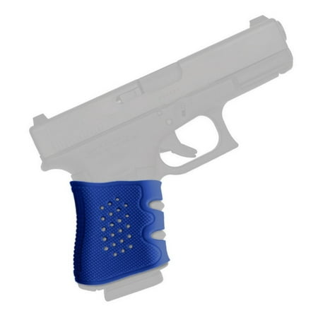 Glock Grip Sleeve - The Ultimate Silicone Rubber Sleeve (BLUE) - Fits Glock Models 17 / 19 / 20 / 21 / 22 / 23 / 31 / 32 / 37 /
