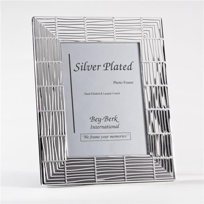 SILVER PLATED PHOTO FRAME MEMORIES COLLECTION HAND POLISHED & LACQUER COATED 