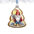 thumbnail image 3 of Christmas Gnome Mercury Glass Ornaments by G. Debrekht - Christmas Santa Snowman Decor - 776016, 3 of 6