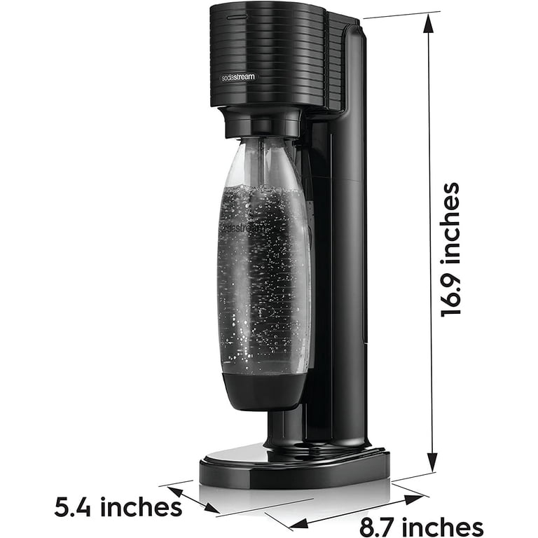 【後払い手数料無料】 Gaia Black SodaStream Sparkling Kit Starter Maker Water キッチン家電