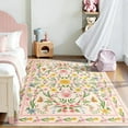 thumbnail image 2 of Pink Butterfly Floral Area Rug,Washable Girls Nursery Rug For Bedroom, Playroom Or Kids Room,Cute Soft Non-Slip Carpet For Dorm, Classroom Or Girl Room Decor 3x4ft, 2 of 6