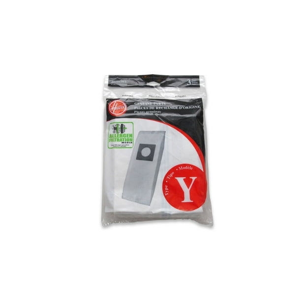 Hoover Type Y Allergen Bags, for WindTunnel Vacuum Cleaners, 3Pack