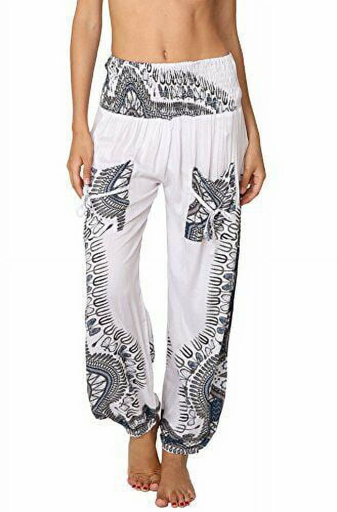 White Low Crotch Harem Pants, Hippie Yoga Pants, Bohemian Clothing, Pa –  karmanepalcrafts