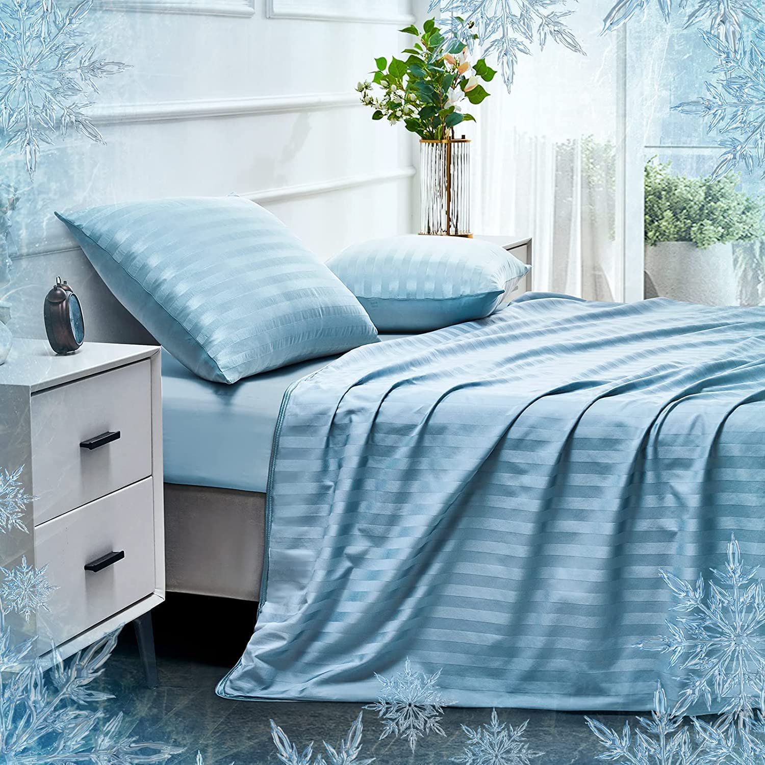 Elegear Revolutionary Cooling Blanket Queen, Absorbs Heat to Keep Body Cool  for Night Sweats, Double Sided Arc-Chill Cooling Fiber Q-Maxu003e0.5,  Lightweight Summer Cold Blankets for Sleeping, 79 x 86 - Walmart.com
