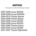 thumbnail image 2 of TOR Front Lower Suspension Ball Joints Kit for Car Toyota Sienna Camry Lexus Highlander RX350 RX330 Solara RX400h ES330 ES300 KTR-101285, 2 of 2