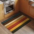 thumbnail image 2 of 2x3 Ft Entryway Area Rug, Vintage Kitchen Rug Runner Washable Floor Mat, Vintage Wooden Farmhouse Striped Non Slip Indoor Door Mat Throw Carpet for Bathroom Living Room Bedroom, 2 of 8