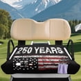 thumbnail image 3 of XYZCANDO American Flag 250 Years Golf Cart Seat Cover | Non-Slip Terry Cloth with 4 Front Pockets, Universal Fit for 2-Seat Golf Carts, 3 of 9