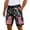 Black-1, variant on 4th of July Shorts Men Independence Day America Flag Print Patriotic Straight Leg Cargo Shorts with Pockets
