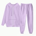 thumbnail image 2 of Towmus Sweatsuits for Women Set 2 Piece Outfits for Womens Jogging Suit Casual Long Sleeve Full Zipper Hoodied Sweatshirt Pants Sets with Pockets, 2 of 6