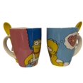 thumbnail image 4 of Set 2 Tazas Simpsons Homero & Marge de porcelana con cuchara, 4 of 6
