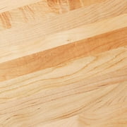 John Boos B Series Round Wood Cutting Board with Feet, 12 x 12, Maple