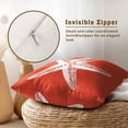 thumbnail image 5 of Summer Coral Tree and Starfish Throw Pillow Cover 16x16 Inch Pack of 2 Orange Beach Starfish Cushion Pillow Case Square Cotton Nautical Coastal Pillowcase for Party Bed Sofa Home Car Bedroom Outdoor, 5 of 6