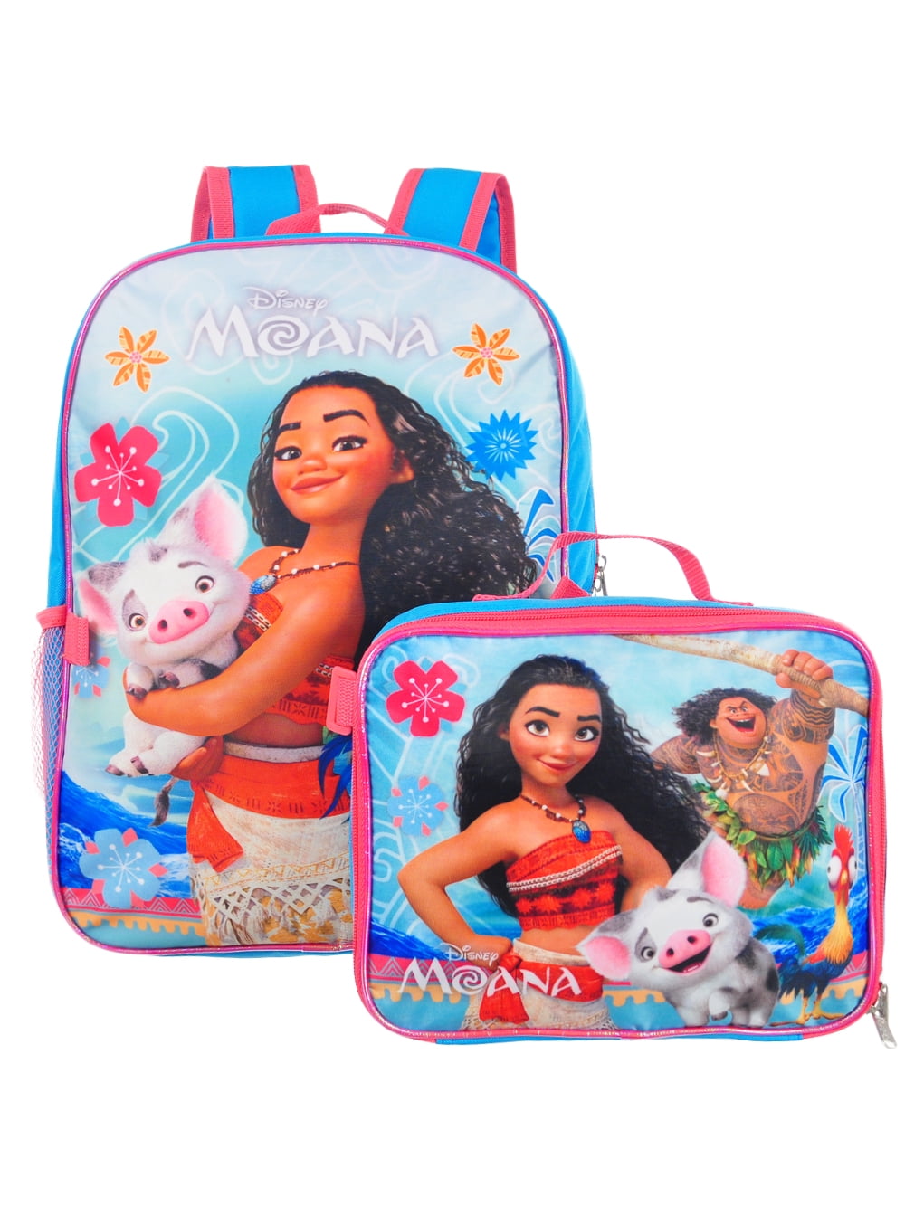 moana backpack and lunchbox set