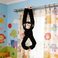 thumbnail image 6 of Long Arm Plush Monkey, 19.7 Inch Hanging Monkey with Connectable Limbs, Ultra Soft and Huggable Stuffed Animal for Kids, Cute Home and Nursery Décor, Best Birthday Gift Idea (Black), 6 of 8