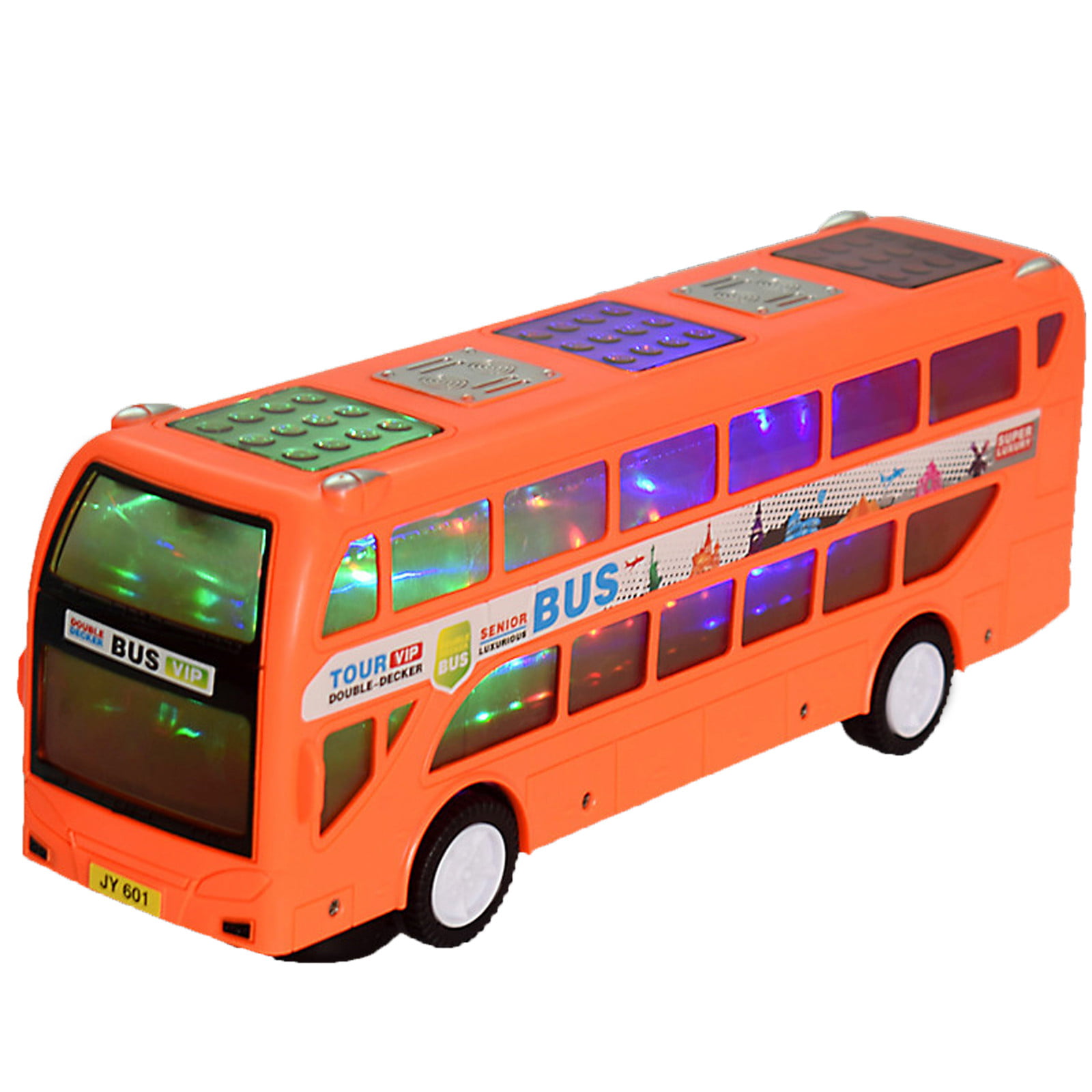 City Bus Express Bus pull back action light & sound gift present for children 