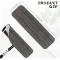 thumbnail image 3 of Replacement Mop Pads Fit for Rubbermaid Commercial 18" and 17" Mops - 10 Pack Wet & Dry Commercial Cleaning Reusable Refills Fit for Any Microfiber Flat Mop System 18" and 17" - Gray, 3 of 6