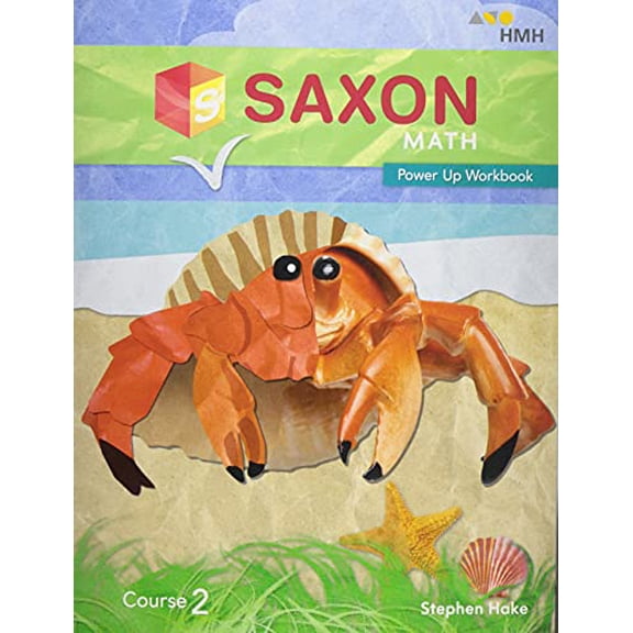 Pre-Owned Power Up Workbook Course 2 (Saxon Math MSM), 9781328497482, 1328497488, Paperback,