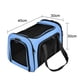 thumbnail image 2 of Qlfyuu Bolsa de Transporte para Perros Gatos, Caja de Transporte Plegable para Mascotas Medianas Pequeñas en Avión, Caja de Transporte para Perros Pequeños y Gatos, 15 Libras (Gris, Mediana), 2 of 5