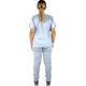 thumbnail image 4 of Pijama Quirurjica Uniforme Medico Clinico Mujer Recto Gris ME, 4 of 5