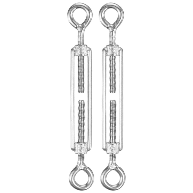 Uxcell Lot de 2 Tourbillon Il et Il, M5 Acier Inoxydable Tourbillons Lourds Corde Métallique Tension Réglable