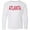 AA-White, variant on Inktastic Atlanta in Red Text Long Sleeve Youth T-Shirt