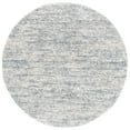 thumbnail image 6 of SAFAVIEH Berber Dacre Abstract Shag Area Rug, 5'5" x 5'5" Round, Ivory/Light Grey, 6 of 8