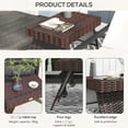 thumbnail image 2 of PE wicker construction - UV-resistant - Courtyard and patio - Save time on setup, 2 of 5
