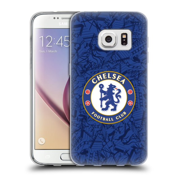 Head Case Designs Officially Licensed Chelsea Football Club 2019/20 Kit Home Soft Gel Case Compatible with Samsung Galaxy S7