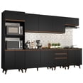thumbnail image 2 of Cocina Integral Completa Modular Madesa Reims 320cm Negro 03, 2 of 10