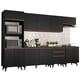 thumbnail image 2 of Cocina Integral Completa Modular Madesa Reims 320cm Negro 03, 2 of 10