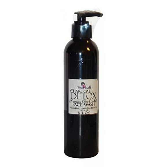 Charcoal,Sulfur,Vitamin B3,&Tea Tree Premium Acne Control Face Wash, By Diva Stuff