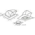thumbnail image 6 of InOvate DryerJack Low Profile Roof Vent with Roof Neck (Black), 6 of 6