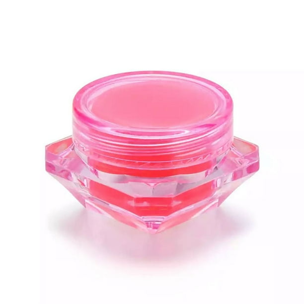 Toystoory Herramientas de perforación de plástico de cera para pintar con estuche de almacenamiento diseño llamativo accesorios de bordado rosado botellas de color 5 piezas 20piezas