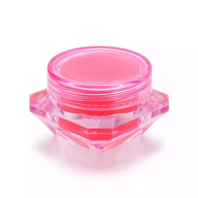 Bearachild Pegamento para pintar arcilla herramientas de perforación hechas a mano con estuche de almacenamiento diseño llamativo manualidades rosado botellas de color 5 piezas 20piezas