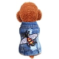 thumbnail image 4 of New Pet Outdoor Vest Clothes Dog Jean Jacket Cool Shirt Breathable Spring Fashion Vest Clothing For Small Dogs Cats, 4 of 9