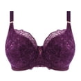 thumbnail image 4 of Elomi Brianna Padded Half Cup Underwire Bra (8081),38GG,Blackberry, 4 of 5